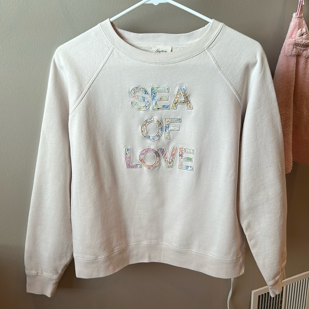 Limited edition Sezane x Sea New York “sea of love” sweatshirt
